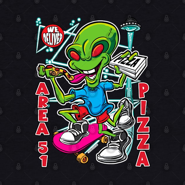 Area 51 Pizza by eShirtLabs